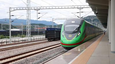 国际旅客搭乘中老铁路参加中国—南亚博览会