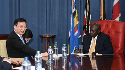 肯尼亚副总统说希望与中国加强媒体合作