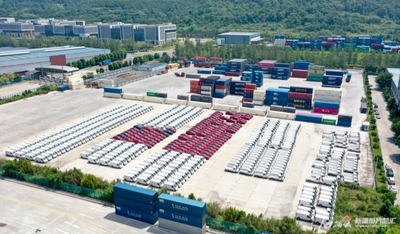 奔腾之路·映象丨商品汽车搭乘中欧班列出口“一带一路”沿线国家