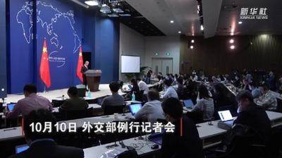 外交部发言人：中欧班列已成为共建“一带一路”的旗舰项目和标志性品牌