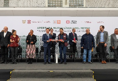 中企承建墨西哥首都地铁现代化改造项目开通运营