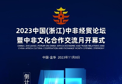 2023中国（浙江）中非经贸论坛暨中非文化合作交流月开幕式倒计时5天