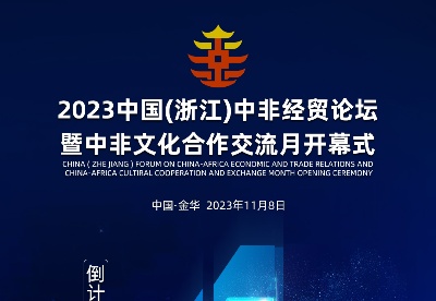 2023中国（浙江）中非经贸论坛暨中非文化合作交流月开幕式倒计时4天