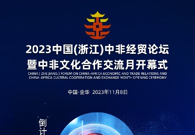 2023中国（浙江）中非经贸论坛暨中非文化合作交流月开幕式倒计时3天