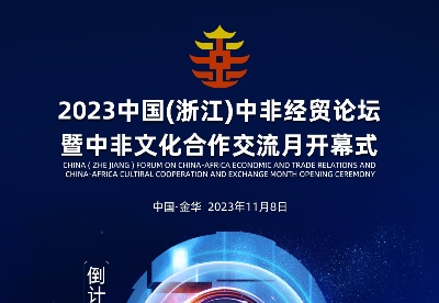 2023中国（浙江）中非经贸论坛暨中非文化合作交流月开幕式倒计时2天