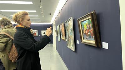 俄罗斯滨海边疆区油画展在黑龙江哈尔滨启幕