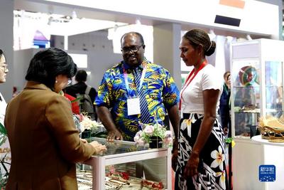 新华全媒+丨“一带一路”共建国家展商进博会共享机遇