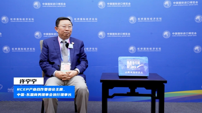 专访：RCEP产业合作委员会主席、中国－东盟商务理事会执行理事长许宁宁
