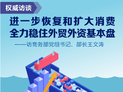 权威访谈|进一步恢复和扩大消费 全力稳住外贸外资基本盘——访商务部党组书记、部长王文涛
