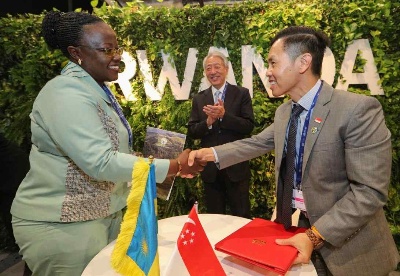 新加坡与卢旺达签署备忘录 推进碳信用合作