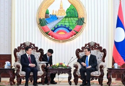 老挝总理冀加强与中国合作