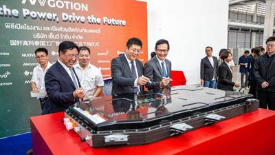 中国动力电池企业在泰国合资工厂下线首款电池产品