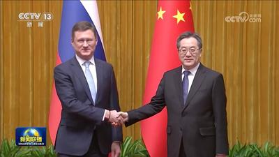 丁薛祥与俄罗斯副总理诺瓦克共同主持中俄能源合作委员会第二十次会议