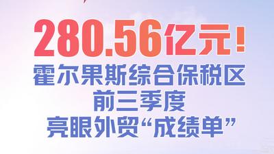 280.56亿元！霍尔果斯综合保税区前三季度亮眼外贸“成绩单”