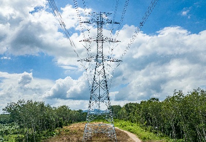 中企承建泰国输电线路项目举行竣工仪式