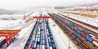 2023年绥芬河铁路口岸过货超千万吨