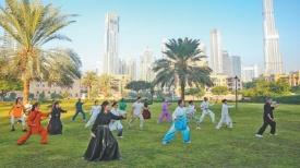 太极拳在迪拜“圈粉”