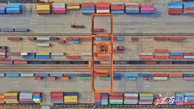 “跨山越海”连通世界！江西南昌国际陆港开年作业忙