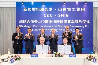120辆中通新能源客车将服务新加坡公共交通