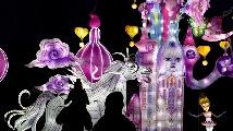 Chinese lanterns illuminate Italian theme park for holiday season