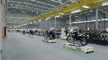 Xinjiang's motorcycle production lines targeting Central Asian market go into operation