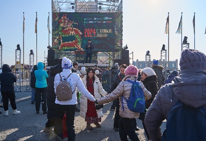 俄远东城市符拉迪沃斯托克庆祝中国农历新年