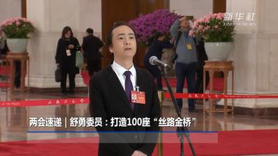 两会速递｜舒勇委员：打造100座“丝路金桥”
