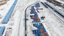 GLOBALink | NE China port sees steady increase in China-Europe freight train trips