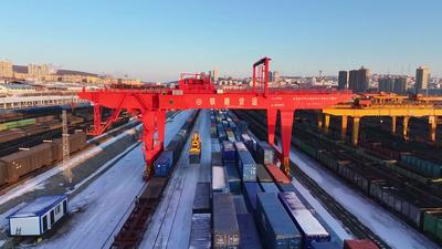 绥芬河铁路口岸：加强国际联运组织 实现敞口高效接车