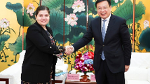 Xinhua president meets Serbian ambassador to China