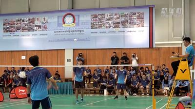 “澜湄国家羽毛球友谊赛”在柬埔寨金边举办