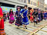 South China Guangxi's Baise celebrates traditional Sanyuesan ethnic festival with various joyful activities