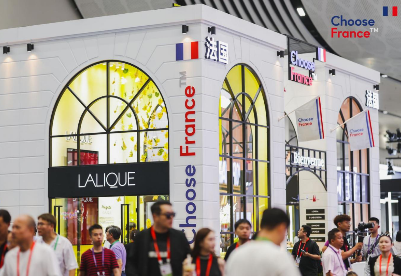 越来越多法国品牌参展中国国际消费品博览会