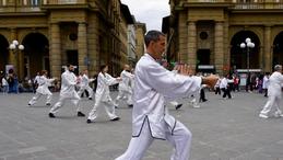 Feature: French martial arts enthusiasts highlight charm of Chinese tai chi, qigong
