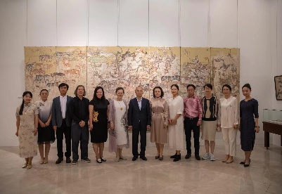 “灵感中国——当代中国画艺术国际巡展”在中国文化中心开幕