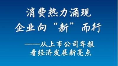财经聚焦｜消费热力涌现 企业向“新”而行——从上市公司年报看经济发展新亮点