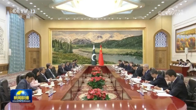 丁薛祥会见巴基斯坦副总理兼外长达尔