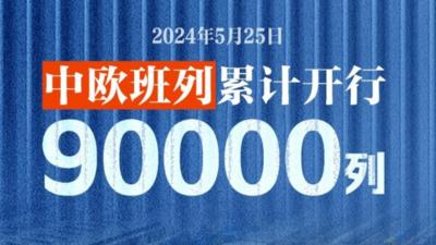 新华社权威快报｜9万列！中欧班列“跑”出开行新纪录