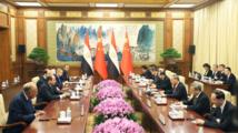 Chinese premier meets Egyptian president