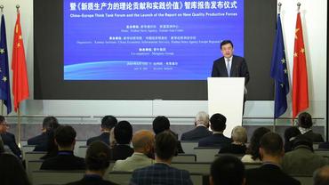 Xinhua Institute launches report on new quality productive forces in Brussels