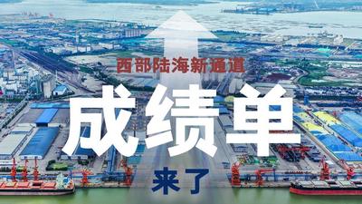 海报｜西部陆海新通道5年“成绩单”来了