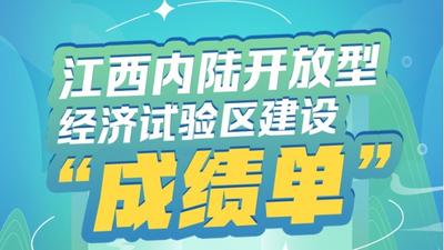 一图读懂｜江西内陆开放型经济试验区建设“成绩单”