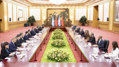 中非合作论坛丨习近平会见联合国秘书长古特雷斯