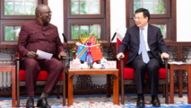 Xinhua president meets chief of DRC news agency