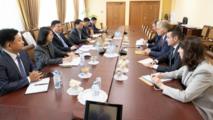 Xinhua president meets Russian Presidential Press Secretary, chief of Rossiyskaya Gazeta