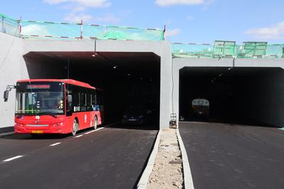 中企承建的蒙古国乌兰巴托市铁路地下通道项目一号通道举行通车仪式