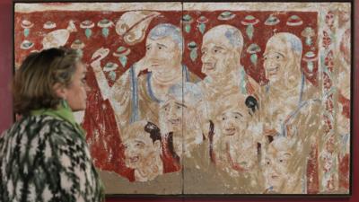 丝路丹青——丝绸之路沿线壁画传摹展亮相巴黎