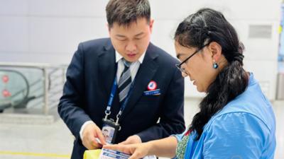 新疆首个“通程联运”国际航班来了