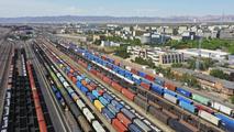 Xinjiang launches freight train route to Central Asia