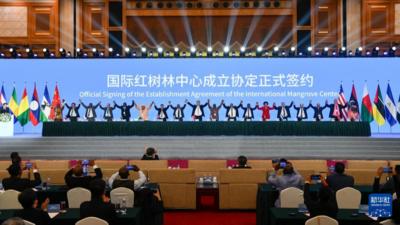国际红树林中心成立协定在深圳签署